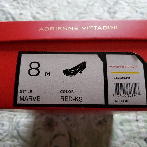 Adrienne Vittadini Marve Kidsuede Platform Pumps size 8 - Picture 2 of 11